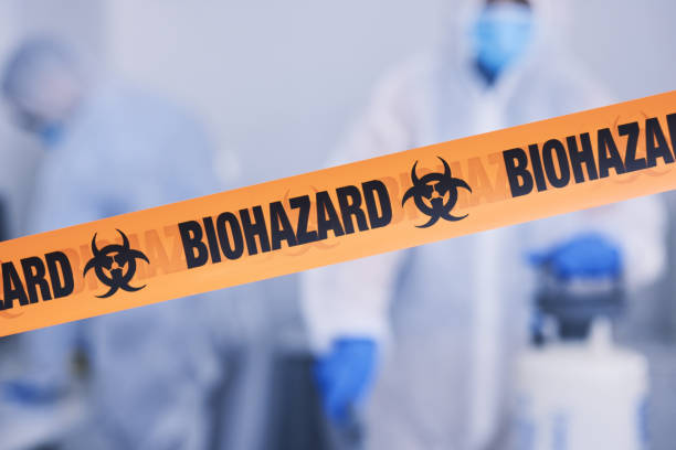 Professional Biohazard technician working in Portage, WI
